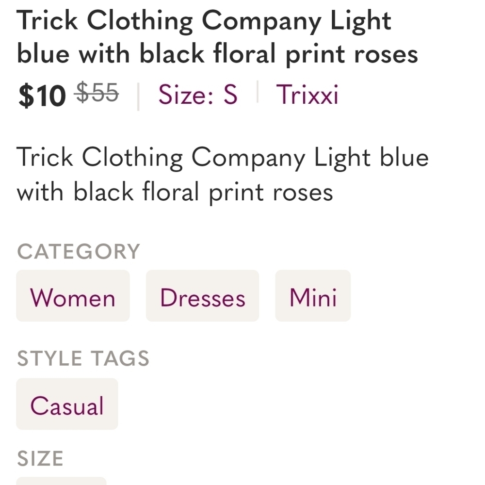 Trixxi Baby Blue Sleeveless Dress - Picture 11 of 11